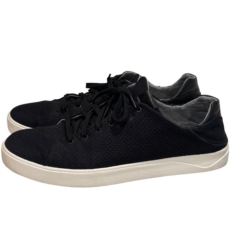 OluKai Lae'ahi Li Sneaker Mens 11.5 Black Drop-In Heel 10445-LRLR‎ Boat Fishing